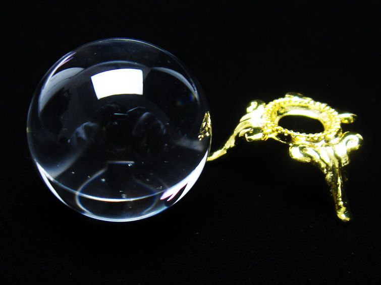 水晶 丸玉 ブラジル産 24mm 一点物 141-6433