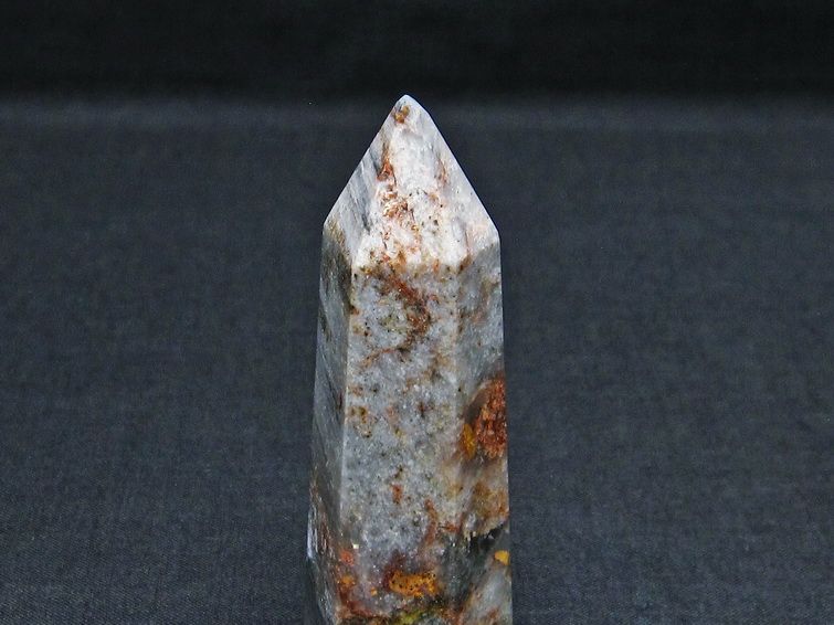 ガーデンファントム 六角柱 ガーデンクォーツ ポイント 庭園水晶 一点物 142-7416