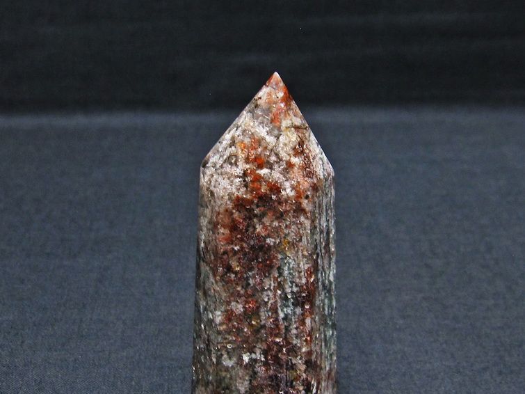 ガーデンファントム 六角柱 ガーデンクォーツ ポイント 庭園水晶 一点物 142-7431