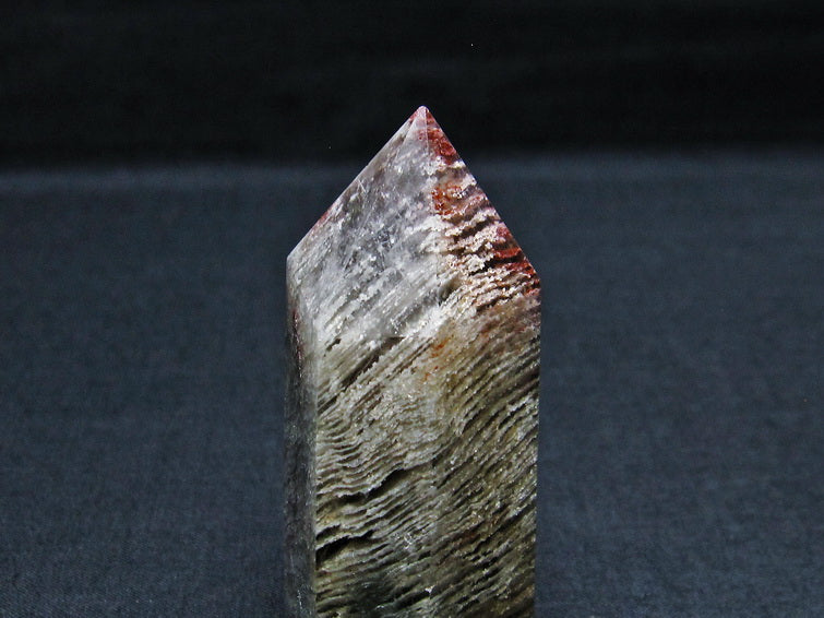 ガーデンファントム 六角柱 ガーデンクォーツ ポイント 庭園水晶 一点物 142-7433