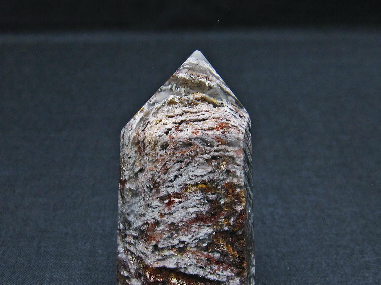 ガーデンファントム 六角柱 ガーデンクォーツ ポイント 庭園水晶 一点物 142-7443