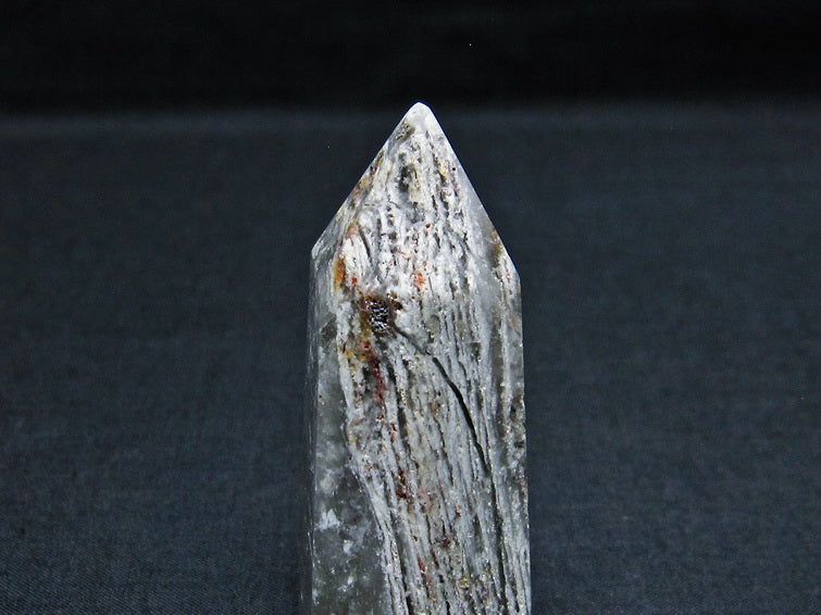 ガーデンファントム 六角柱 ガーデンクォーツ ポイント 庭園水晶 一点物 142-7455