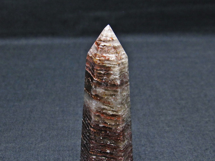 ガーデンファントム 六角柱 ガーデンクォーツ ポイント 庭園水晶 一点物 142-7463