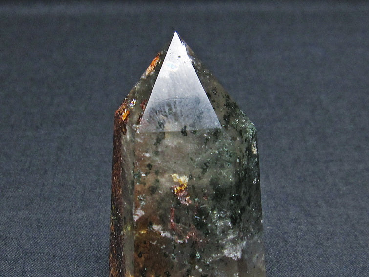 ガーデンファントム 六角柱 ガーデンクォーツ ポイント 庭園水晶 一点物 142-7488