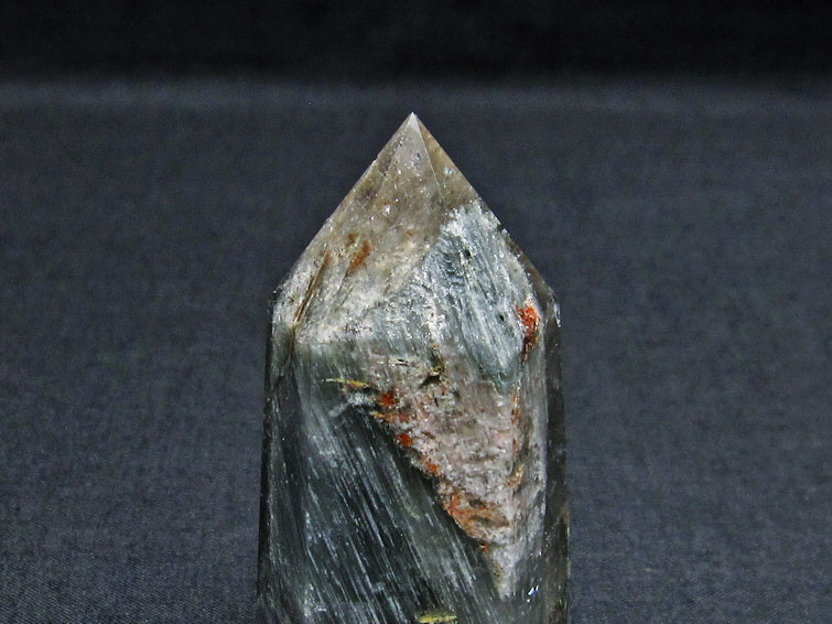 ガーデンファントム 六角柱 ガーデンクォーツ ポイント 庭園水晶 一点物 142-7496