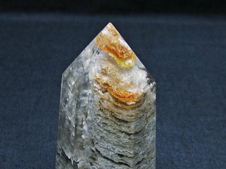 ガーデンファントム 六角柱 ガーデンクォーツ ポイント 庭園水晶 一点物 142-7503