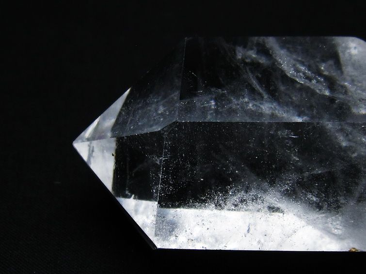 水晶 六角柱 ダブルポイント 原石 ポイント 一点物 142-7882