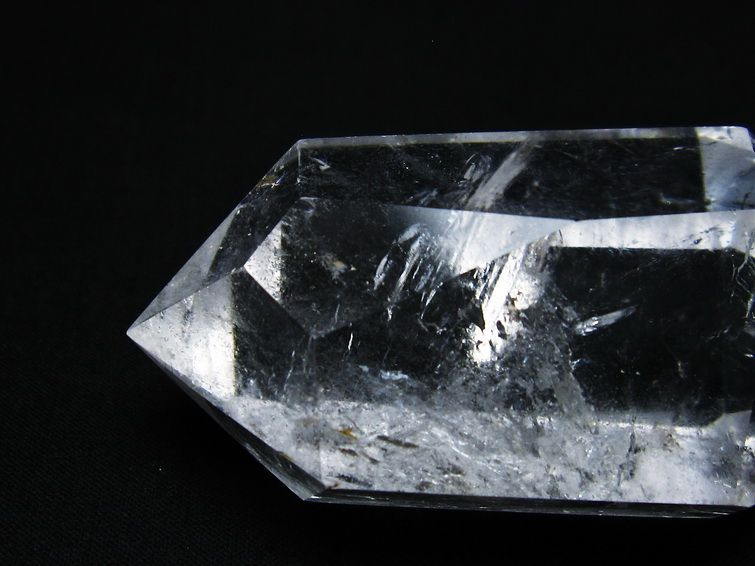 水晶 六角柱 ダブルポイント 原石 ポイント 一点物 142-7914