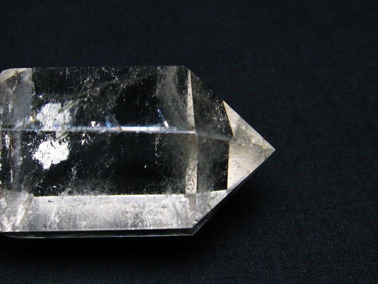 水晶 六角柱 ダブルポイント 原石 ポイント 一点物 142-7928