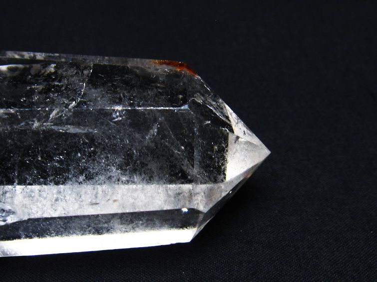 水晶 六角柱 ダブルポイント 原石 ポイント 一点物 142-7932