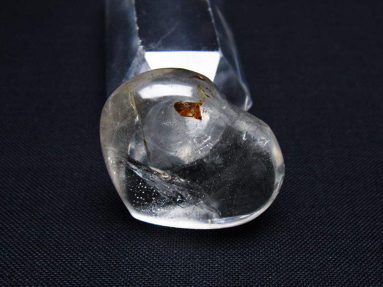 水晶 ハート置物 一点物 145-1427