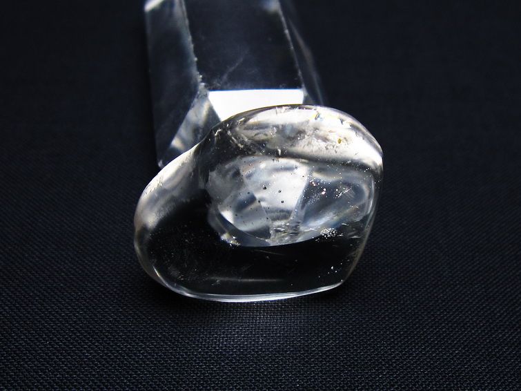 水晶 ハート置物 一点物 145-1428