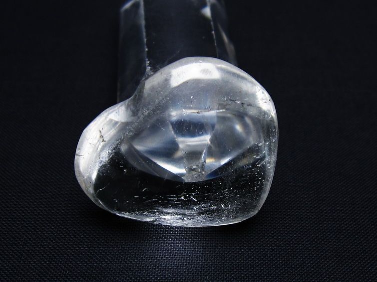 水晶 ハート置物 一点物 145-1429
