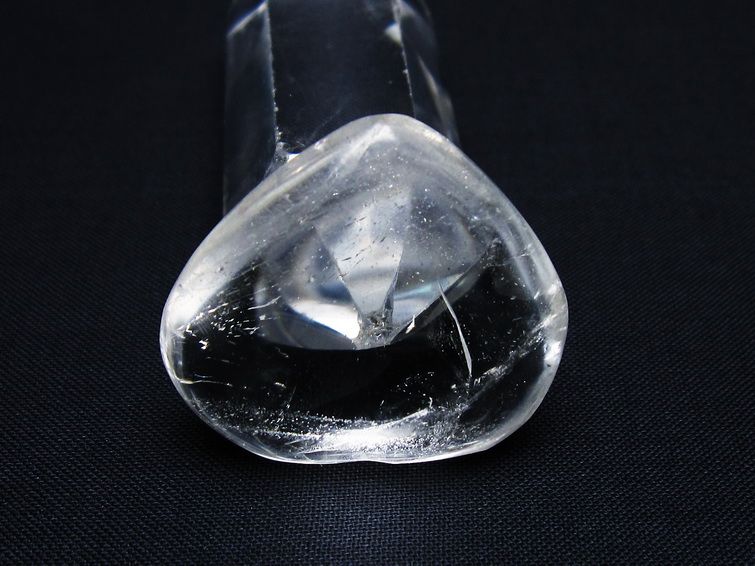 水晶 ハート置物 一点物 145-1429