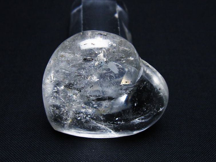 水晶 ハート置物 一点物 145-1433