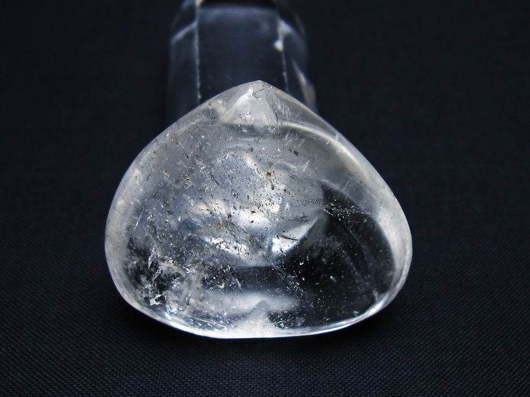 水晶 ハート置物 一点物 145-1433