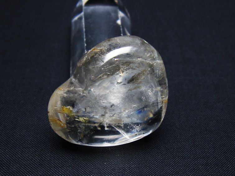 水晶 ハート置物 一点物 145-1434