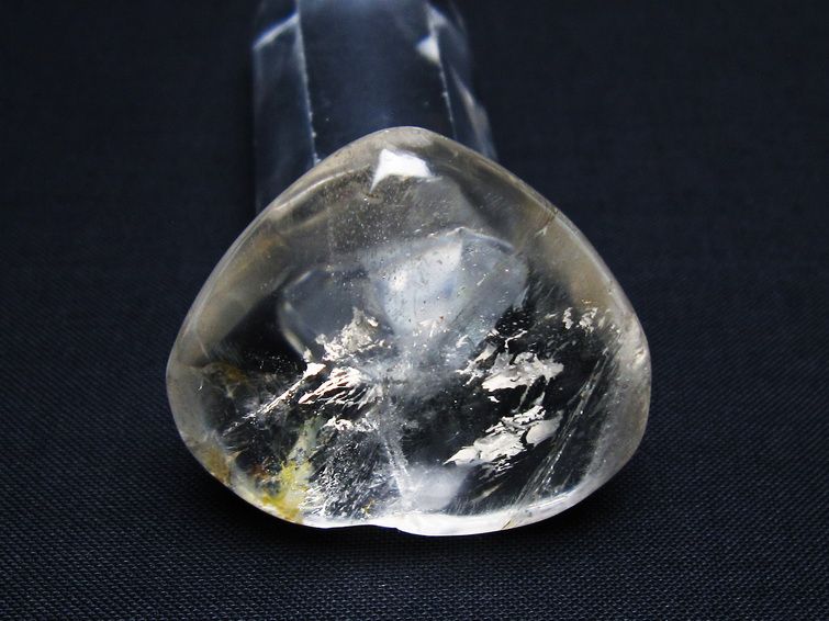 水晶 ハート置物 一点物 145-1434