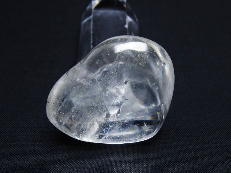 水晶 ハート置物 一点物 145-1435