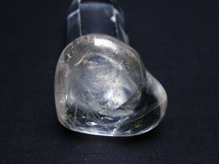 水晶 ハート置物 一点物 145-1438