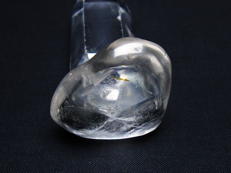 水晶 ハート置物 一点物 145-1438