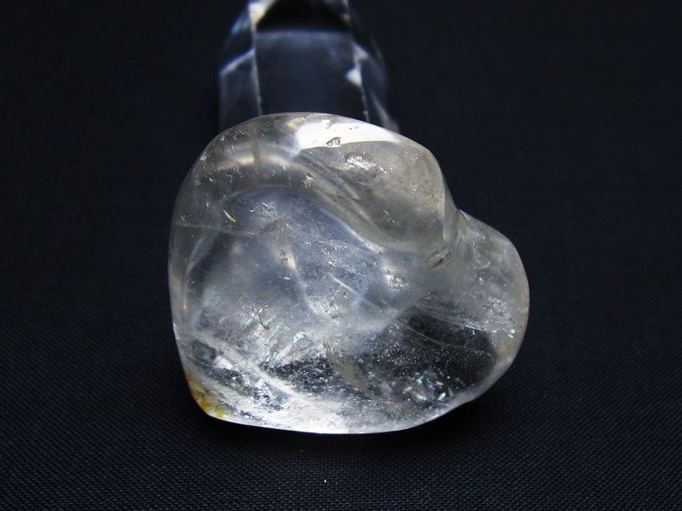 水晶 ハート置物 一点物 145-1440