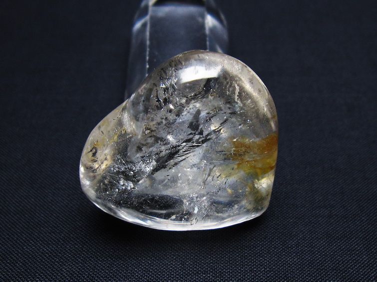 水晶 ハート置物 一点物 145-1442