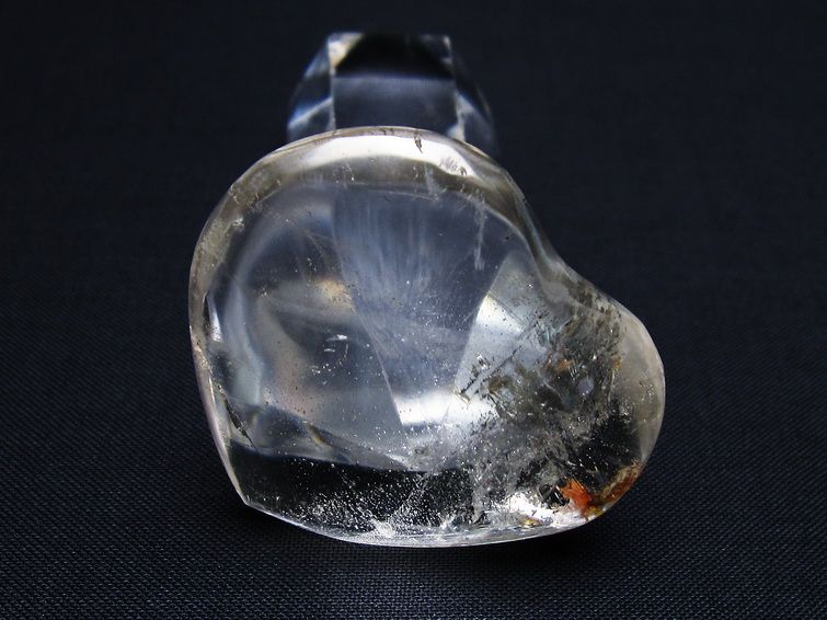 水晶 ハート置物 一点物 145-1443