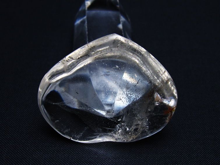 水晶 ハート置物 一点物 145-1443