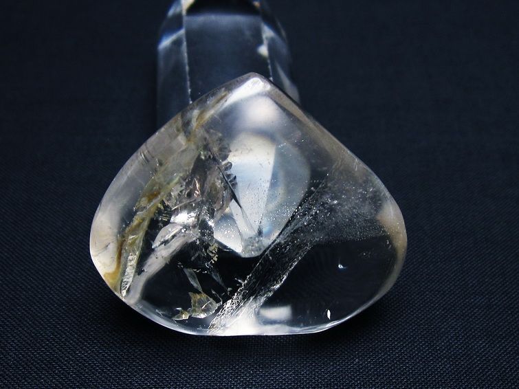 水晶 ハート置物 一点物 145-1444
