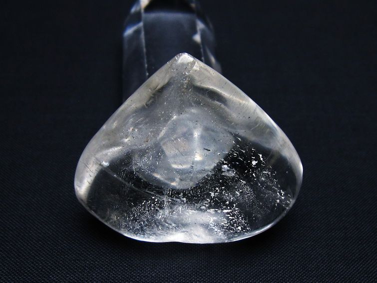 水晶 ハート置物 一点物 145-1446