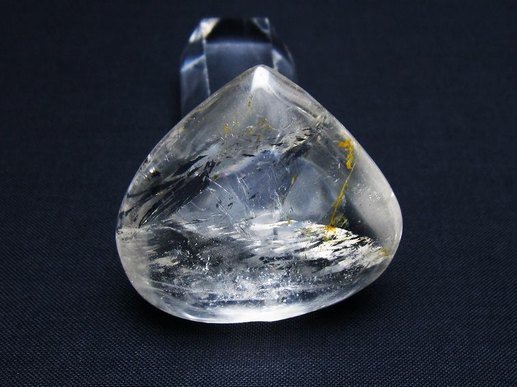 水晶 ハート置物 一点物 145-1449