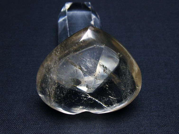 水晶 ハート置物 一点物 145-1451