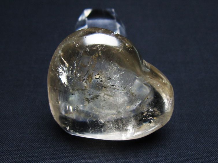水晶 ハート置物 一点物 145-1453