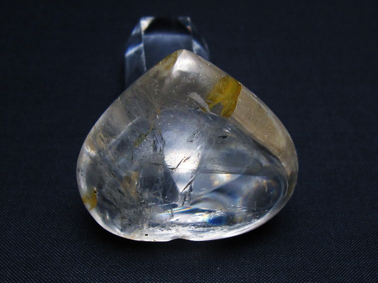 水晶 ハート置物 一点物 145-1455