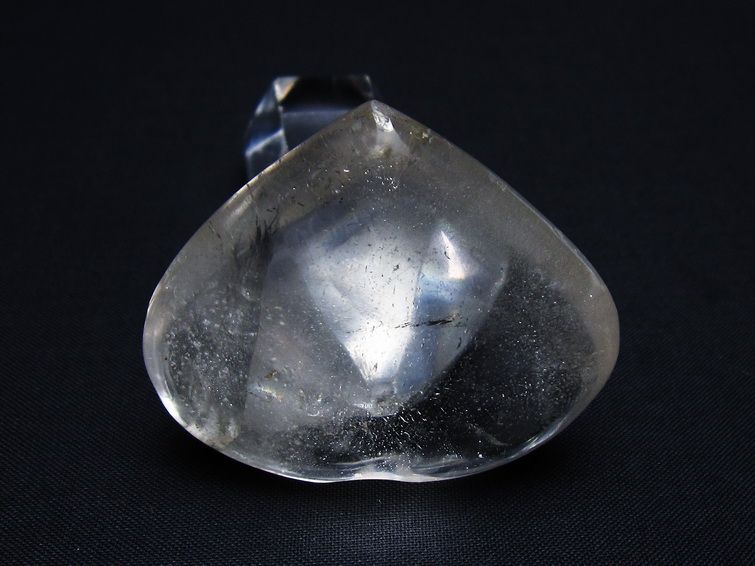 水晶 ハート置物 一点物 145-1458