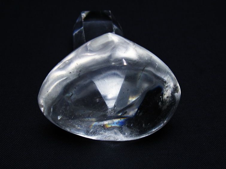 水晶 ハート置物 一点物 145-1459