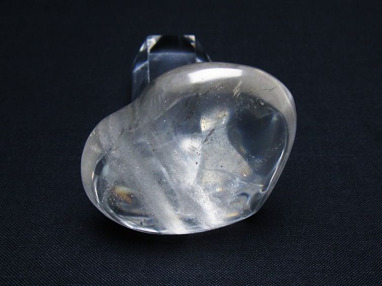 水晶 ハート置物 一点物 145-1460