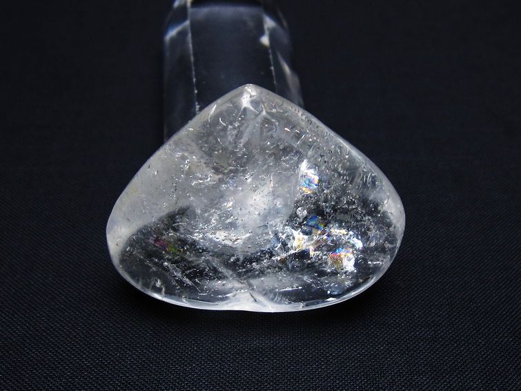水晶 ハート置物 一点物 145-1462