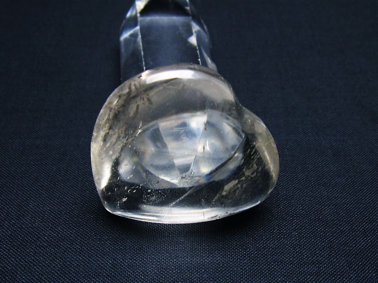 水晶 ハート置物 一点物 145-1464