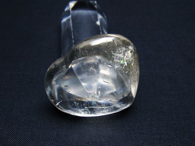 水晶 ハート置物 一点物 145-1464