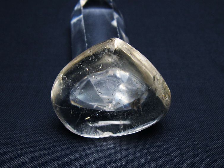 水晶 ハート置物 一点物 145-1464