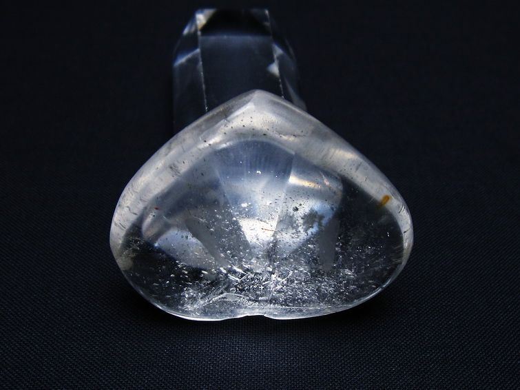 水晶 ハート置物 一点物 145-1467