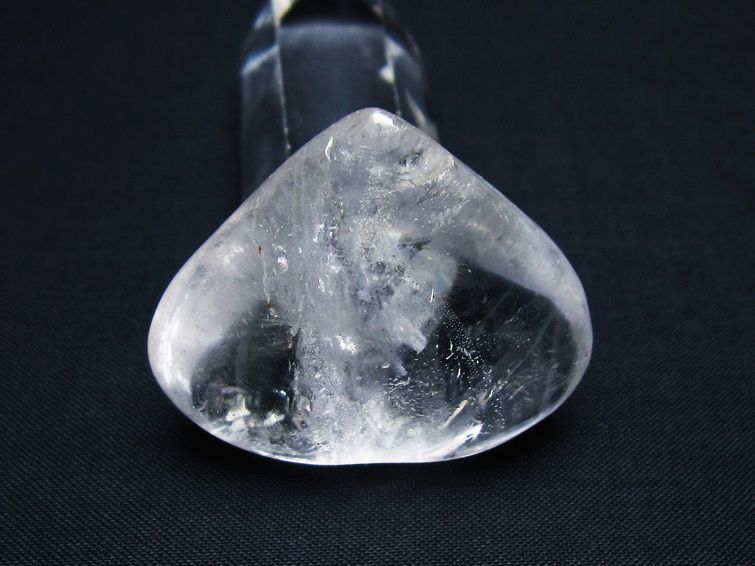 水晶 ハート置物 一点物 145-1468