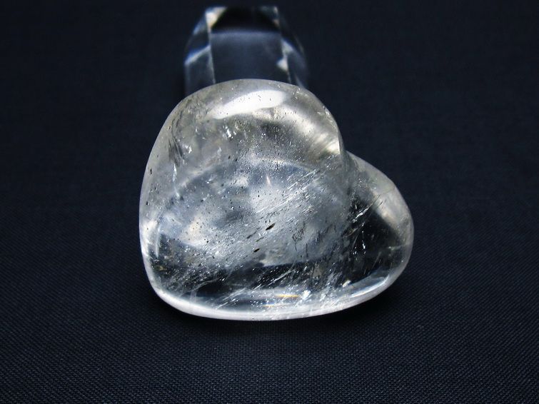 水晶 ハート置物 一点物 145-1469