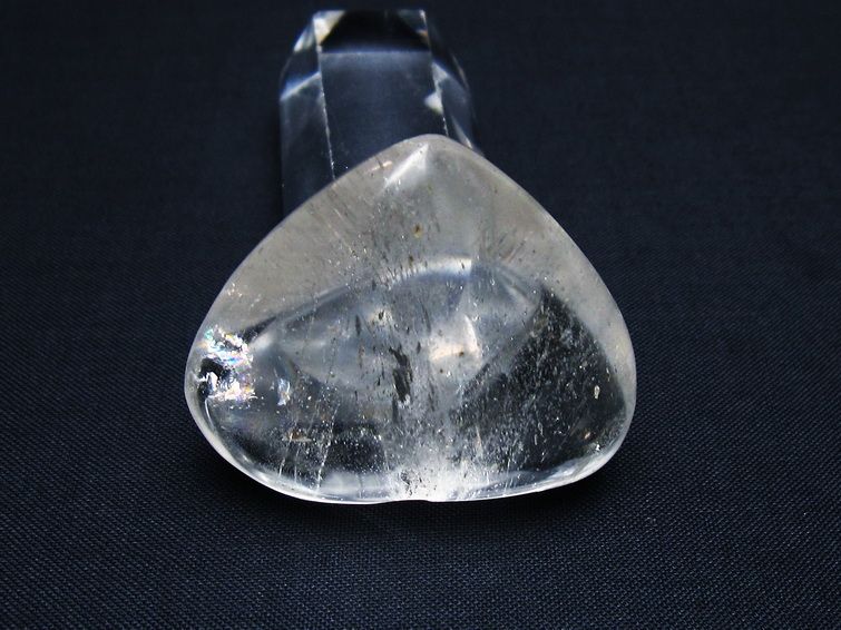 水晶 ハート置物 一点物 145-1469