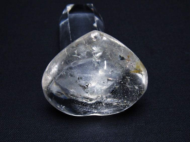 水晶 ハート置物 一点物 145-1472