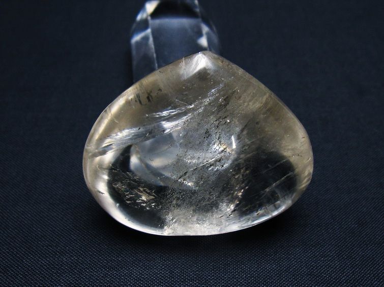 水晶 ハート置物 一点物 145-1476