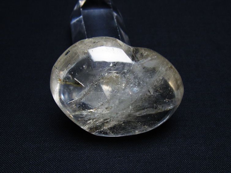 水晶 ハート置物 一点物 145-1477