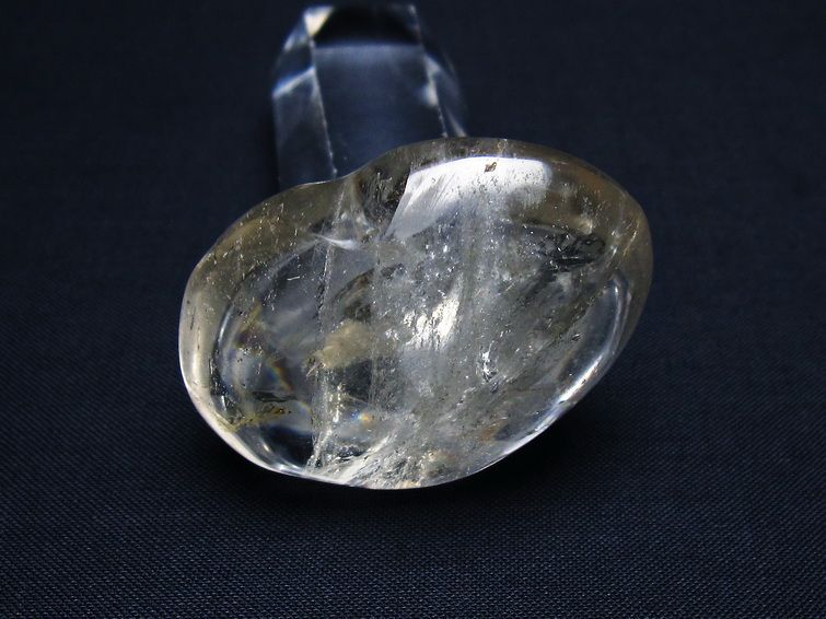 水晶 ハート置物 一点物 145-1477